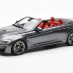 BMW M4 F83 Cabriolet Grey GT Spirit 1:18 GT081 Resin