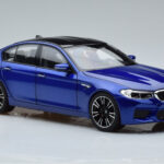 BMW M5 F90 Marina Bay Blue Norev 1:18 80432454783 Diecast - image 5 of 7