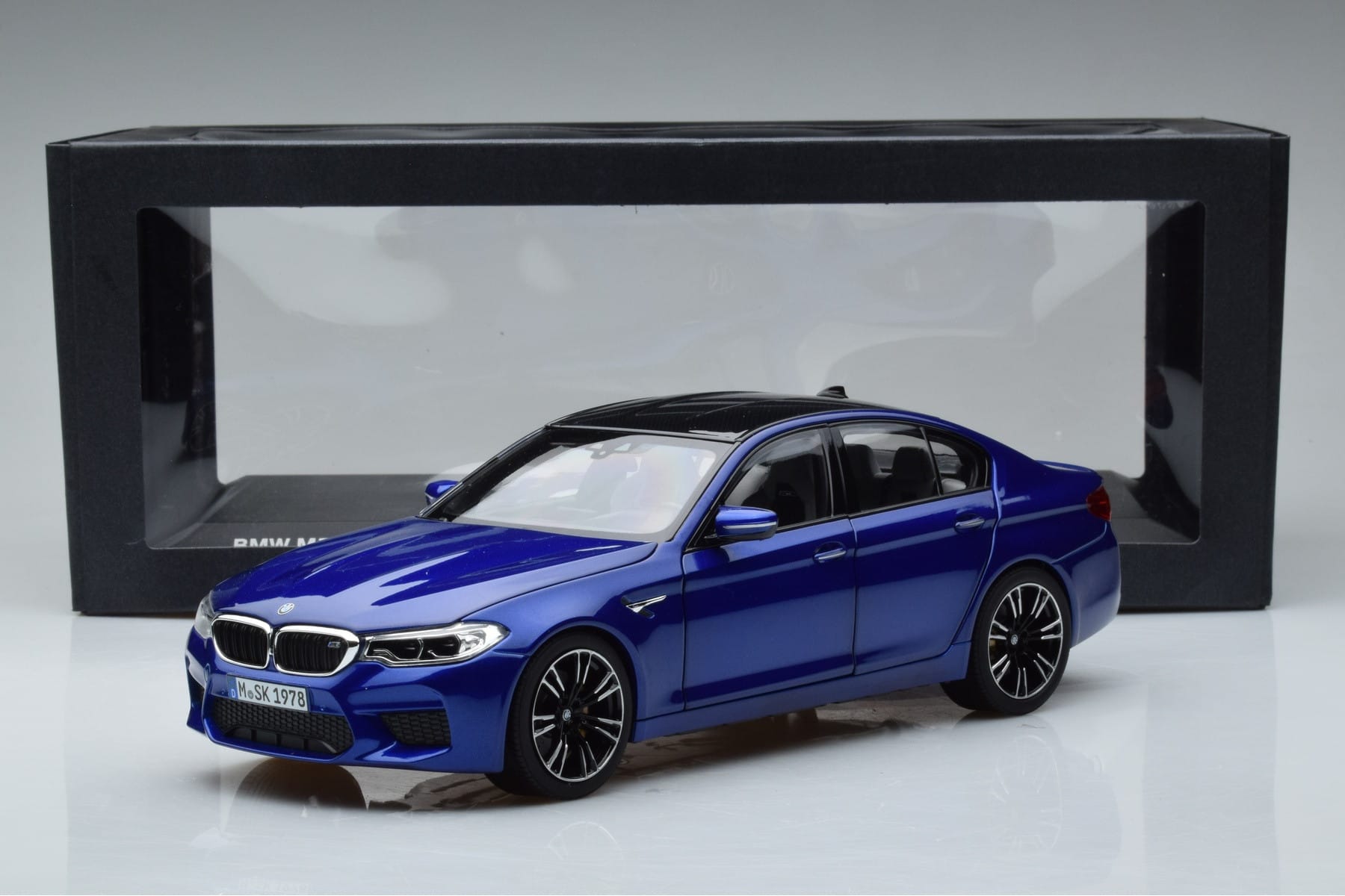 BMW M5 F90 Marina Bay Blue Norev 1:18 80432454783 Diecast - image 7 of 7