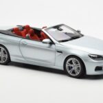 BMW M6 F12 Convertible Silverstone Silver II Paragon 1:18 80432253656 Diecast - image 6 of 8