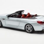 BMW M6 F12 Convertible Silverstone Silver II Paragon 1:18 80432253656 Diecast - image 7 of 8