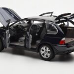 BMW X5 4.4i E53 Dark Blue Kyosho 1:18 08521DB Diecast - image 5 of 8