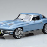 Chevrolet Corvette C2 Sting Ray Blue Norev 1:18 189050 Diecast