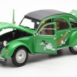 Citroen 2CV Saussente Green Minichamps 1:18 153111503 Diecast - image 2 of 8