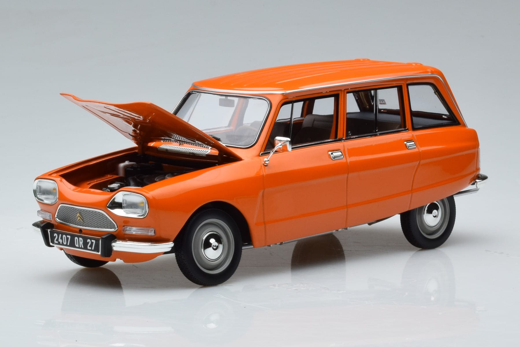 Citroen Ami 8 Break Tenere Orange Norev 1:18 181674 Diecast - image 2 of 7