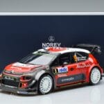 Citroen C3 WRC #9 S. Lefebvre / G. Moreau Tour de Corse 2017 Norev 1:18 181633 Diecast - image 6 of 6