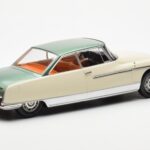 Citroen DS 21 Le Leman Cabriolet Ivory and Green Norev 1:18 181751 Diecast - image 2 of 6