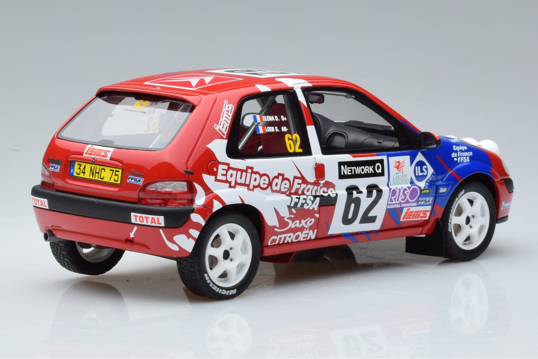 Citroen Saxo VTS Rally RAC 2000 Otto 1:18 OT978 Resin - image 2 of 6
