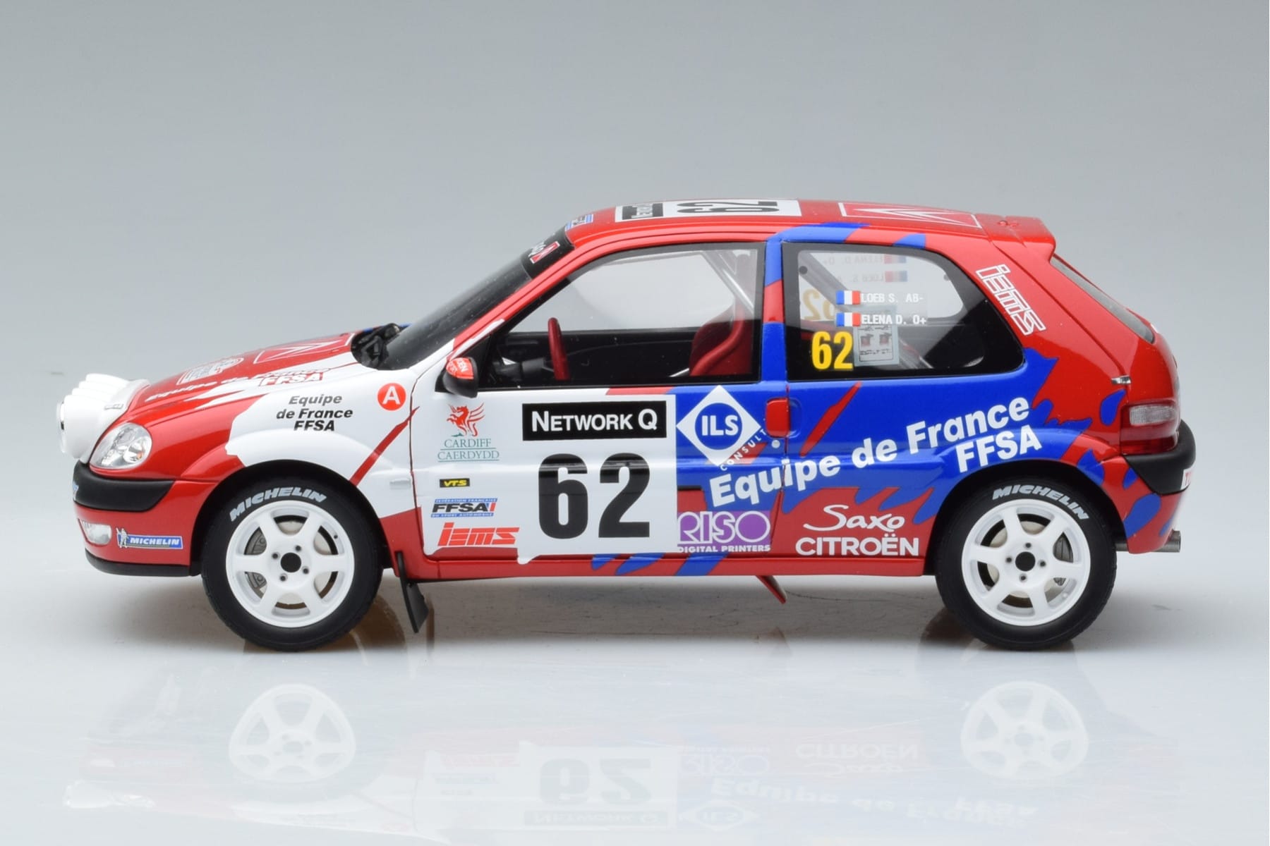 Citroen Saxo VTS Rally RAC 2000 Otto 1:18 OT978 Resin - image 3 of 6