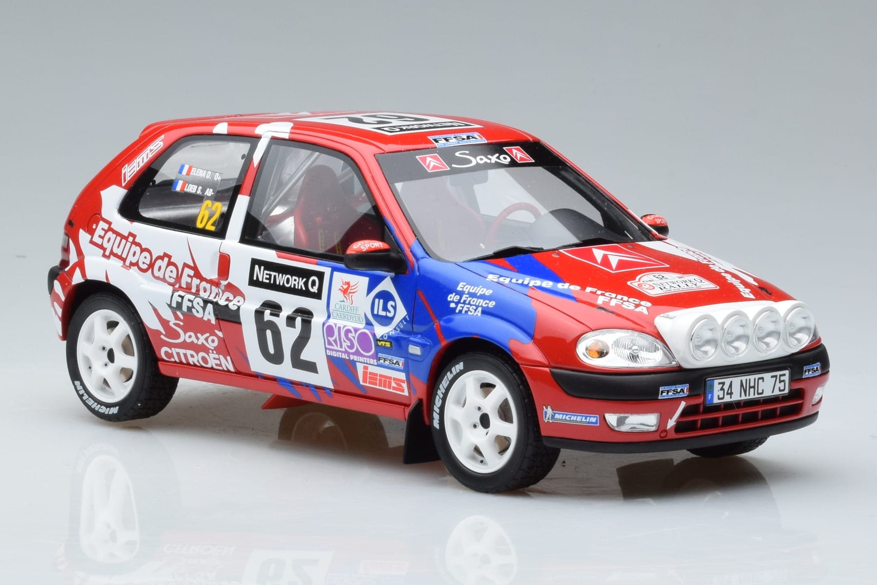 Citroen Saxo VTS Rally RAC 2000 Otto 1:18 OT978 Resin - image 4 of 6