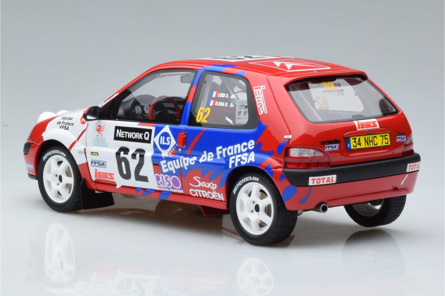 Citroen Saxo VTS Rally RAC 2000 Otto 1:18 OT978 Resin - image 5 of 6