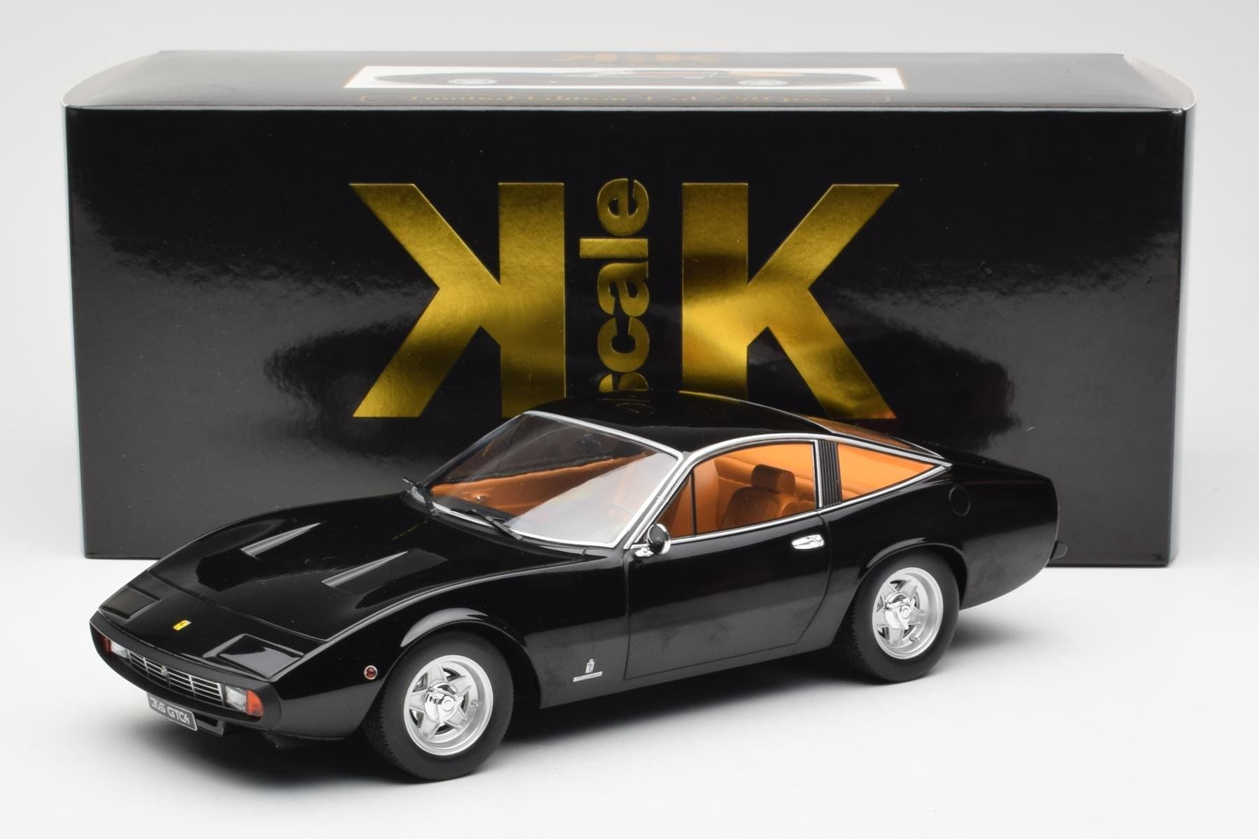 Ferrari 365 GTC4 Black KK-Scale 1:18 180284 Diecast - image 6 of 6