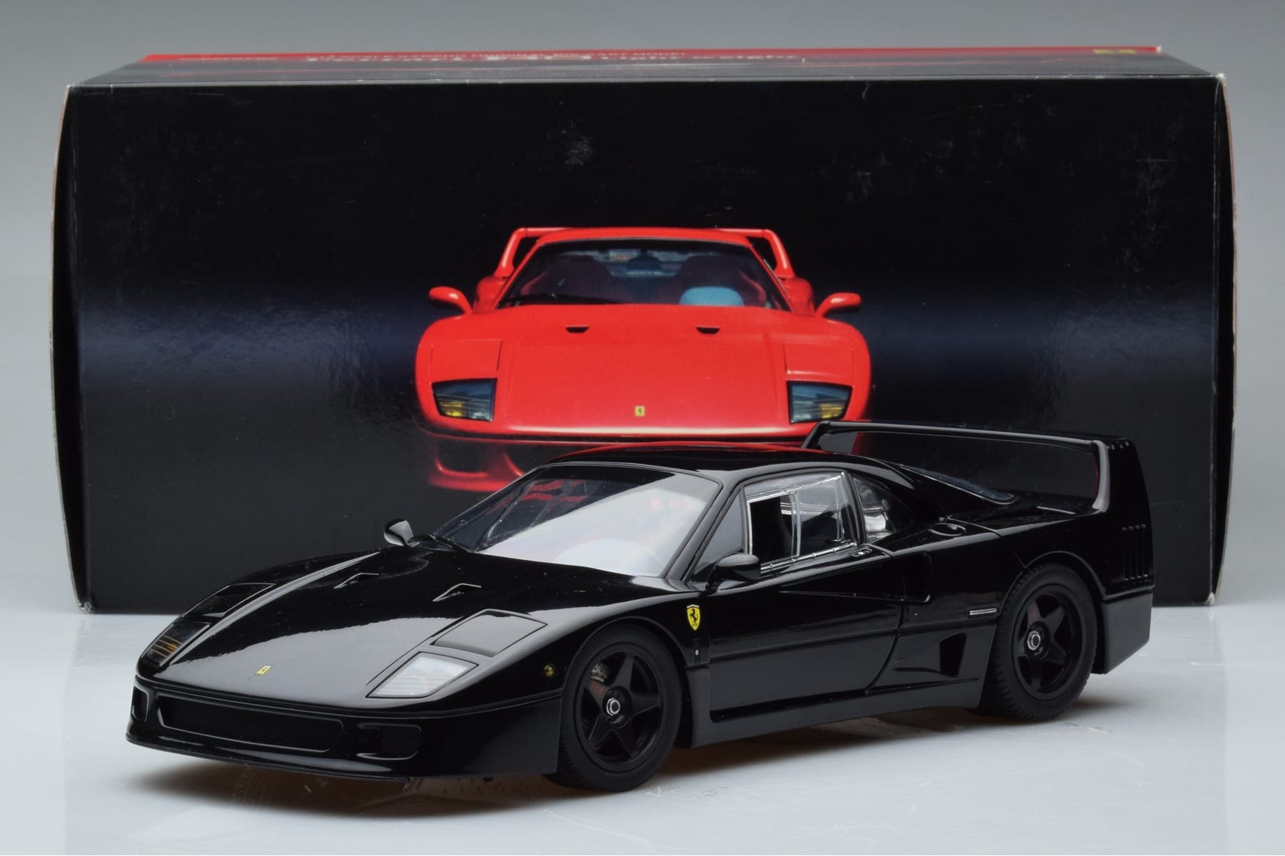 Ferrari F40 Lightweight Black Kyosho 1:18 08412BK Diecast - image 12 of 12