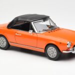 Fiat 124 BS Orange Sun Star 1:18 4906 Diecast - image 6 of 8