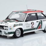 Fiat 131 Abarth Alitalia #2 W. Röhrl / C. Geistdörfer Rally Monte Carlo 1978 Kyosho 1:18 08376G Diecast