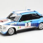 Fiat 131 Abarth #5 Team Fiat Works Rally Portugal 1980 Kyosho 1:18 08376A Diecast