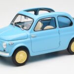 Fiat Nuova 500 Celeste Blue Kyosho 1:18 08966LB Diecast