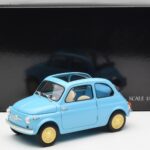 Fiat Nuova 500 Celeste Blue Kyosho 1:18 08966LB Diecast - image 8 of 8