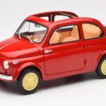 Fiat Nuova 500 Coral Red Kyosho 1:18 08966R Diecast