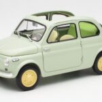 Fiat Nuova 500 Clear Green Kyosho 1:18 08966LG Diecast