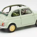 Fiat Nuova 500 Clear Green Kyosho 1:18 08966LG Diecast - image 3 of 8