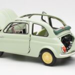 Fiat Nuova 500 Clear Green Kyosho 1:18 08966LG Diecast - image 5 of 8