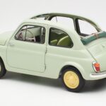 Fiat Nuova 500 Clear Green Kyosho 1:18 08966LG Diecast - image 7 of 8