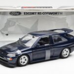 Ford Escort RS Cosworth Blue Metallic UT Models 1:18 180082101-R1 Diecast - image 2 of 6
