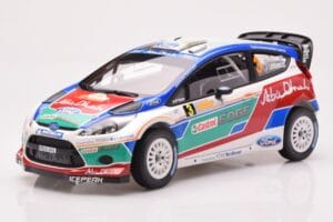 Ford Fiesta RS WRC Ford Abu Dhabi #3 M. Hirvonen / J. Lehtinen Winner Rally Australia 2011 Minichamps 1:18 151110803 Diecast