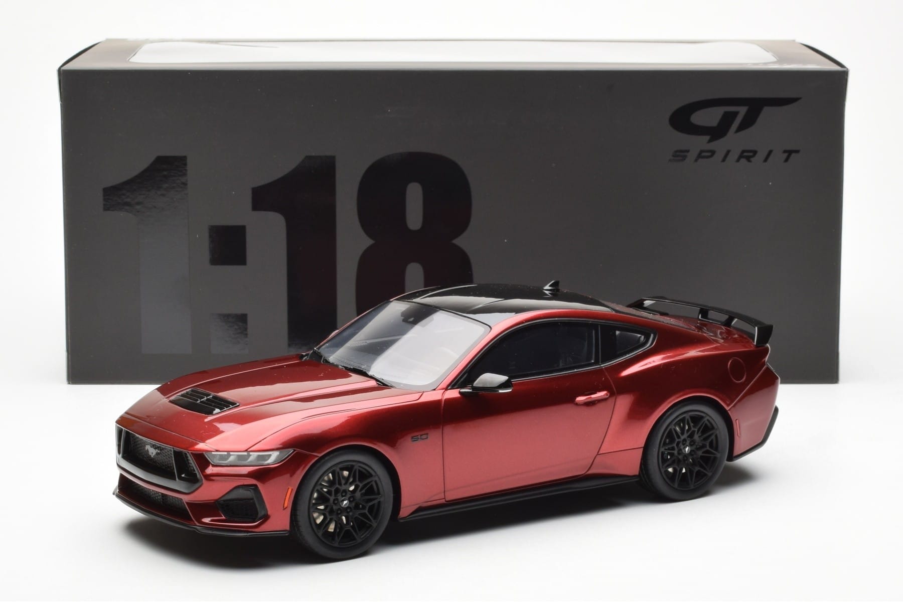Ford Mustang GT S650 Rapid Red GT Spirit 1:18 GT433 Resin - image 6 of 6