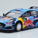 Ford Puma Rally1 WRC #7 P-L. Loubet / N. Gilsoul Rally Sweden 2023 IXO 1:18 18RMC154B Diecast