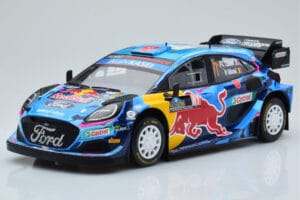 Ford Puma Rally1 WRC #7 P-L. Loubet / N. Gilsoul Rally Sweden 2023 IXO 1:18 18RMC154B Diecast