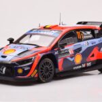 Hyundai i20 N Rally1 #11 T. Neuville / M. Wydaeghe Rally Monte Carlo 2023 IXO 1:18 18RMC153A Diecast
