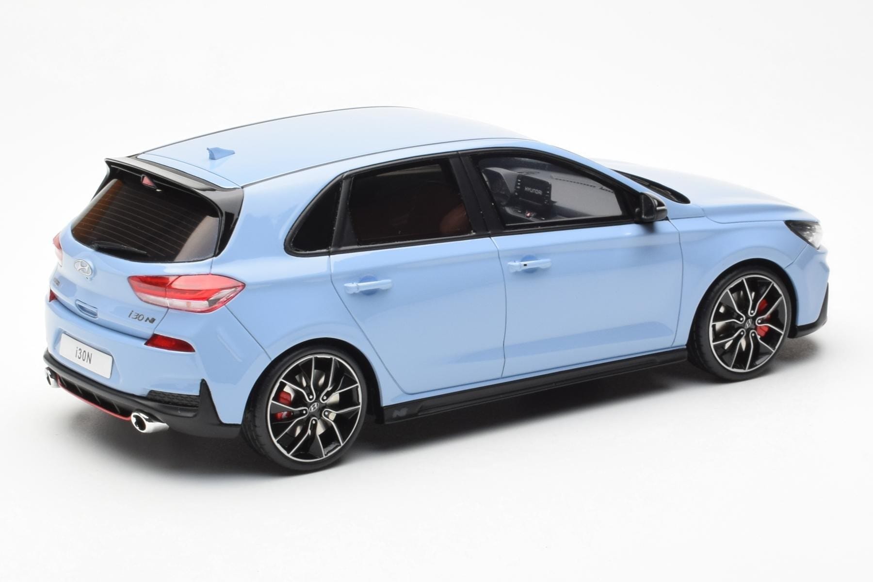 Hyundai i30 N Light Blue Otto 1:18 OT425 Resin - image 2 of 6
