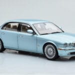 Jaguar XJ6 X350 Seafrost Light Blue Almost Real 1:18 810503 Diecast - image 7 of 11