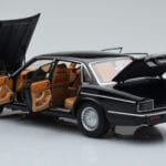 Jaguar XJ6 XJ40 Ebony Black Almost Real 1:18 810543 Diecast - image 5 of 11