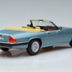 Jaguar XJS V12 Convertible Light Blue Metallic Norev 1:18 182635 Diecast - image 2 of 6