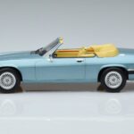 Jaguar XJS V12 Convertible Light Blue Metallic Norev 1:18 182635 Diecast - image 3 of 6