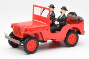 Jeep Willys Tintin 2 Figures UT Models 1:18 180150000 Diecast