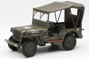 Jeep Willys With Canvas Top UT Models 1:18 180149002 Diecast
