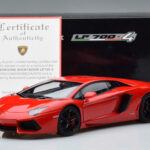 Lamborghini Aventador LP700-4 Andromeda Red AUTOart 1:18 74669 Diecast - image 10 of 10