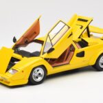 Lamborghini Countach LP 5000 Quattrovalvole Yellow Kyosho 1:18 08320Y Diecast - image 2 of 8