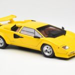 Lamborghini Countach LP 5000 Quattrovalvole Yellow Kyosho 1:18 08320Y Diecast - image 6 of 8