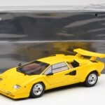 Lamborghini Countach LP 5000 Quattrovalvole Yellow Kyosho 1:18 08320Y Diecast - image 8 of 8