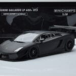 Lamborghini Gallardo LP600+ GT3 Matt Black Minichamps 1:18 151111100 Diecast - image 6 of 6