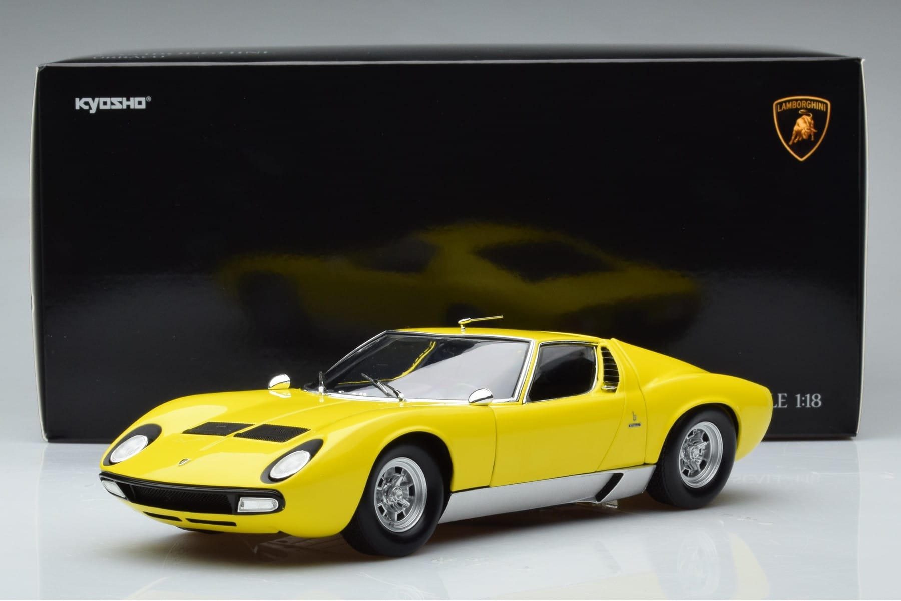 Lamborghini Miura SV Yellow Kyosho 1:18 08317Y Diecast - image 11 of 11