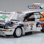 Lancia Delta HF Integrale Evoluzione #2 C. Sainz / L. Moya Tour de Corse 1993 Kyosho 1:18 08348J Diecast - image 2 of 9
