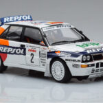 Lancia Delta HF Integrale Evoluzione #2 C. Sainz / L. Moya Tour de Corse 1993 Kyosho 1:18 08348J Diecast - image 5 of 9