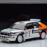Lancia Delta HF Integrale Evoluzione #2 C. Sainz / L. Moya Tour de Corse 1993 Kyosho 1:18 08348J Diecast - image 9 of 9