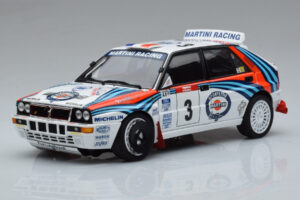 Lancia Delta HF Integrale Evoluzione #3 D. Auriol / B. Occelli Tour de Corse 1992 Kyosho 1:18 08348H Diecast